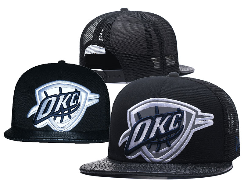 Thunder Team White Logo Black Adjustable Hat GS