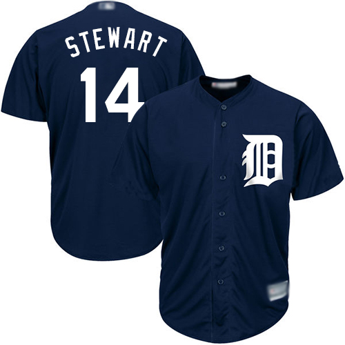 Tigers #14 Christin Stewart Navy Blue Cool Base Stitched Youth Baseball Jersey Tigers #14 Christin Stewart Navy Blue Cool Base Stitched Youth Baseball Jersey