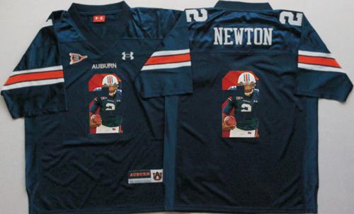 Tigers #2 Cam Newton Blue Player Fashion Stitched NCAA Jersey Tigers #2 Cam Newton Blue Player Fashion Stitched NCAA Jersey