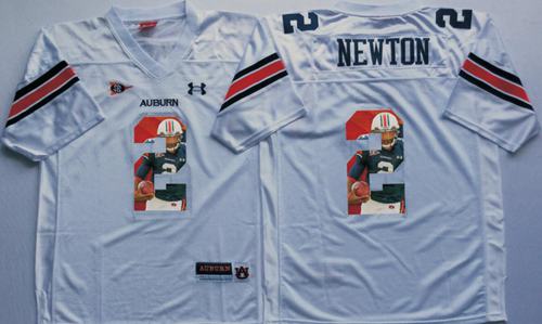 Tigers #2 Cam Newton White Player Fashion Stitched NCAA Jersey Tigers #2 Cam Newton White Player Fashion Stitched NCAA Jersey