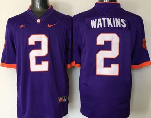 Tigers #2 Sammy Watkins Purple Limited Stitched NCAA Jersey Tigers #2 Sammy Watkins Purple Limited Stitched NCAA Jersey