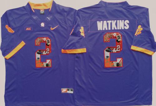 Tigers #2 Sammy Watkins Purple Player Fashion Stitched NCAA Jersey Tigers #2 Sammy Watkins Purple Player Fashion Stitched NCAA Jersey