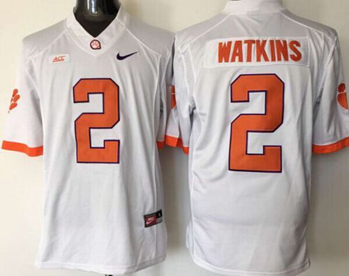 Tigers #2 Sammy Watkins White Limited Stitched NCAA Jersey Tigers #2 Sammy Watkins White Limited Stitched NCAA Jersey