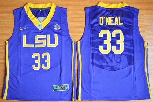 Tigers #33 Shaquille O'Neal Purple Basketball Stitched Youth NCAA Jersey Tigers #33 Shaquille O'Neal Purple Basketball Stitched Youth NCAA Jersey