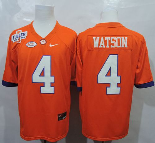 Tigers #4 Deshaun Watson Orange 1975-1978 Fuller Stitched NCAA Jersey Tigers #4 Deshaun Watson Orange 1975-1978 Fuller Stitched NCAA Jersey