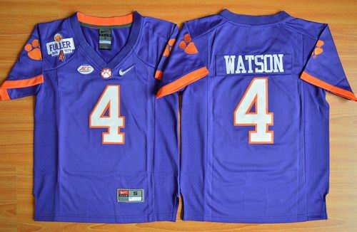 Tigers #4 Deshaun Watson Purple 2016 National Championship Stitched Youth NCAA Jersey Tigers #4 Deshaun Watson Purple 2016 National Championship Stitched Youth NCAA Jersey