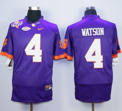 Tigers #4 Deshaun Watson Purple Limited Stitched NCAA Jersey Tigers #4 Deshaun Watson Purple Limited Stitched NCAA Jersey