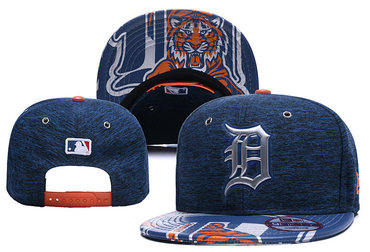 Tigers Team Logo Navy Adjustable Hat YD