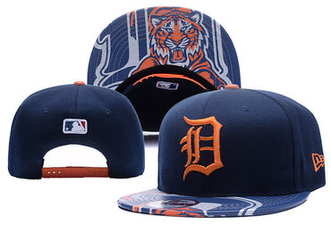 Tigers Team Logo Navy Adjustable Hat YD