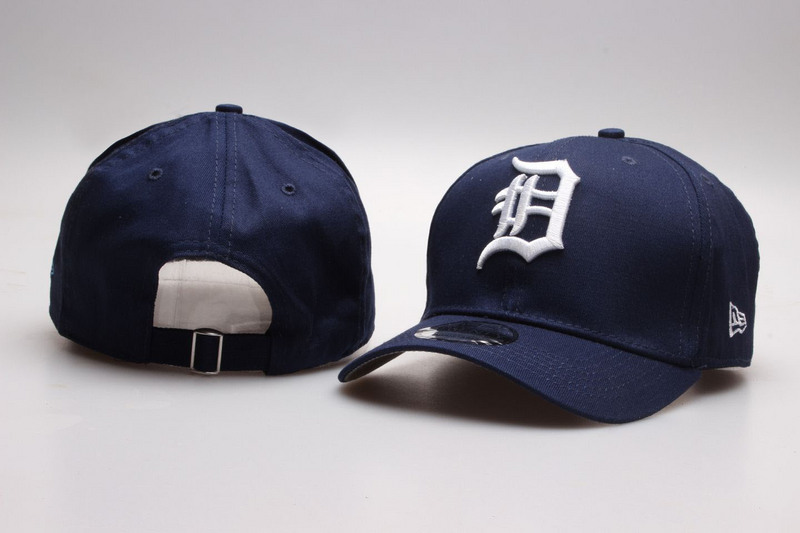 Tigers Team Logo Navy Adjustable Hat YP