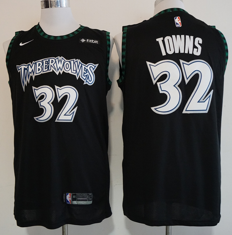 Timberwolves 32 Karl-Anthony Towns Black Nike Hardwood Classics Swingman Jersey Timberwolves 32 Karl-Anthony Towns Black Nike Hardwood Classics Swingman Jersey