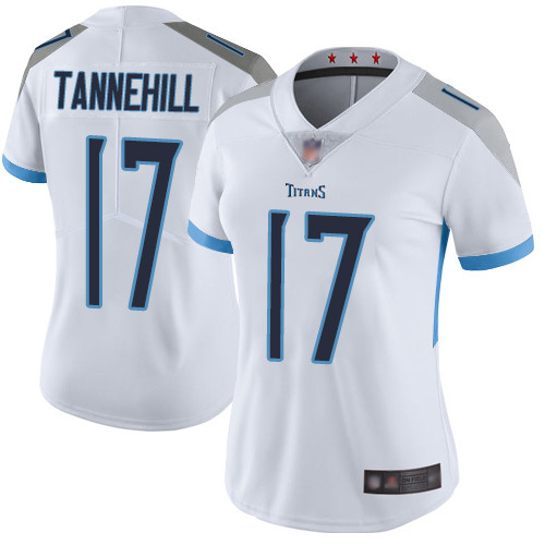 Titans #17 Ryan Tannehill White Women's Stitched Football Vapor Untouchable Limited Jersey Titans #17 Ryan Tannehill White Women's Stitched Football Vapor Untouchable Limited Jersey
