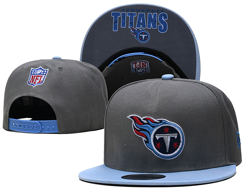 Titans Gray Snapback Hat --TX