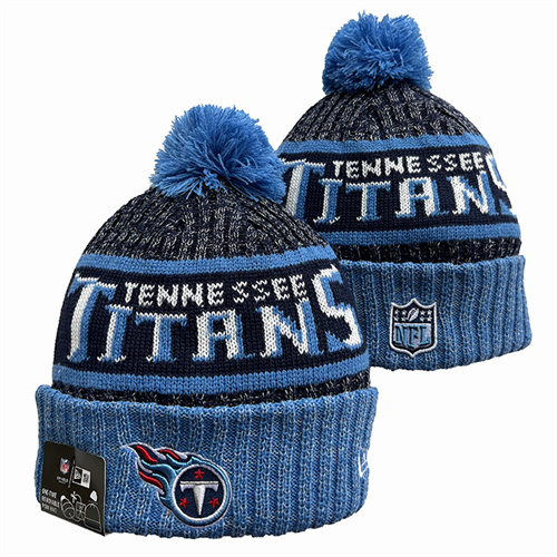 Titans Team Logo Pom Knit Hat YD-1