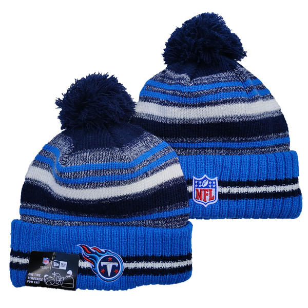 Titans Team Logo Pom Knit Hat YD