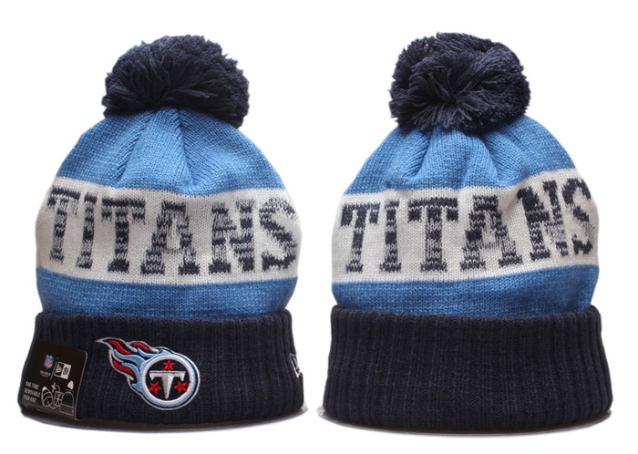 Titans Team Logo Pom Knit Hat YP