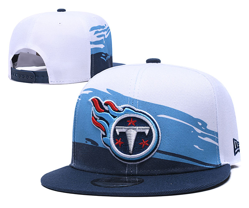 Titans Team Logo White Adjustable Hat GS