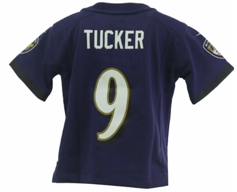 Toddler Baltimore Ravens #9 Tucker Purple Jersey Toddler Baltimore Ravens #9 Tucker Purple Jersey