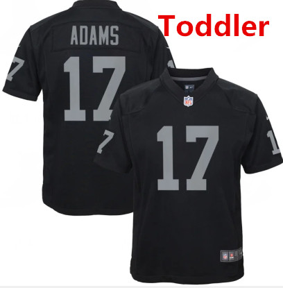 Toddlers Las Vegas Raiders #17 Davante Adams Black Jersey Toddlers Las Vegas Raiders #17 Davante Adams Black Jersey