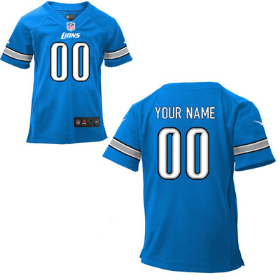 Toddlers Nike Detroit Lions Infant Customized Game Team Color Jersey Toddlers Nike Detroit Lions Infant Customized Game Team Color Jersey