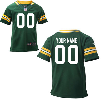 Toddlers Nike Green Bay Packers Infant Customized Game Team Color Jersey Toddlers Nike Green Bay Packers Infant Customized Game Team Color Jersey