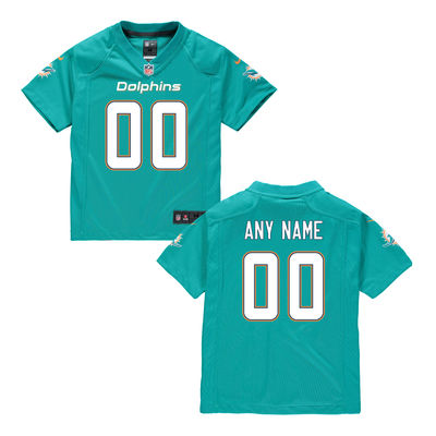 Toddlers Nike Miami Dolphins Infant Customized Game Team Color Jersey Toddlers Nike Miami Dolphins Infant Customized Game Team Color Jersey