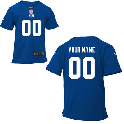 Toddlers Nike New York Giants Infant Customized Game Team Color Jersey Toddlers Nike New York Giants Infant Customized Game Team Color Jersey