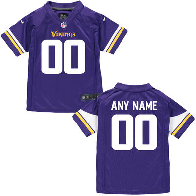 Toddlers Nike Toddler Minnesota Vikings Customized Team Color Game Jersey Toddlers Nike Toddler Minnesota Vikings Customized Team Color Game Jersey