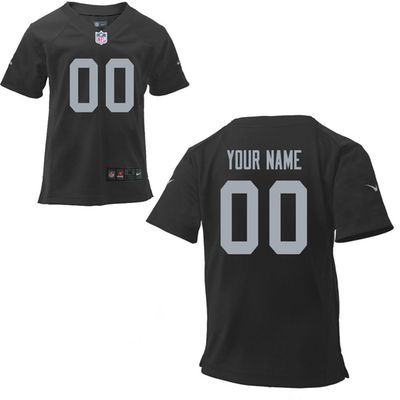 Toddlers Nike Toddler Oakland Raiders Customized Team Color Game Jersey Toddlers Nike Toddler Oakland Raiders Customized Team Color Game Jersey