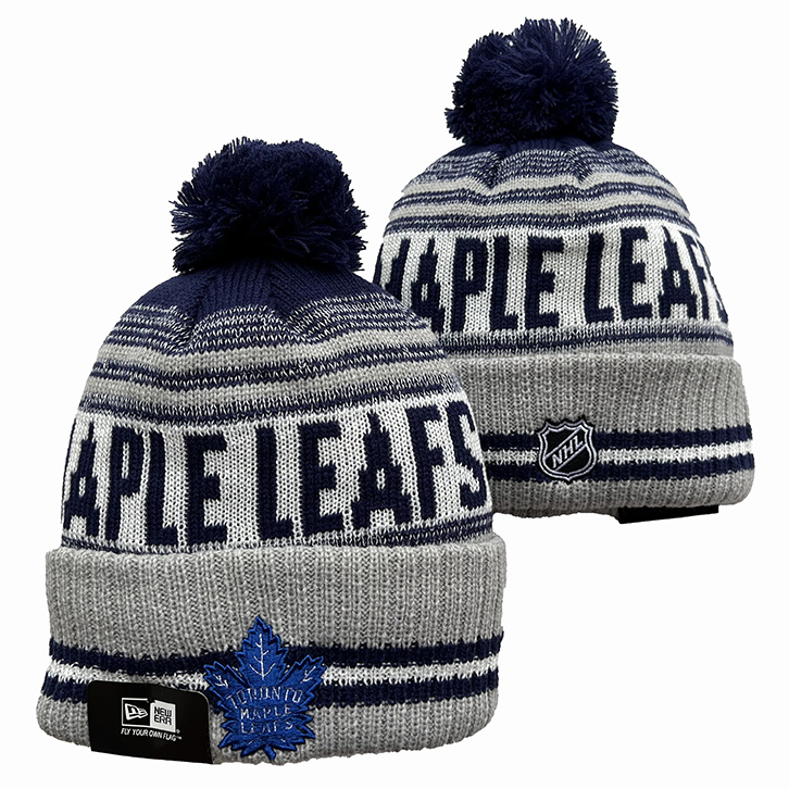 Tononto Maple Leafs Team Logo Pom Knit Hat YD Tononto Maple Leafs Team Logo Pom Knit Hat YD