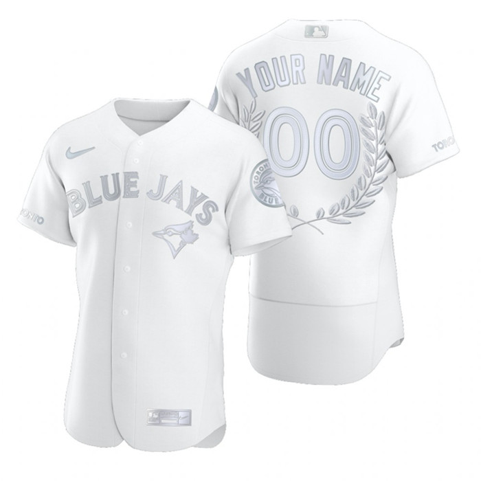 Toronto Blue Jays Custom Men''s Nike Platinum MLB MVP Limited Player Edition Jersey Toronto Blue Jays Custom Men''s Nike Platinum MLB MVP Limited Player Edition Jersey