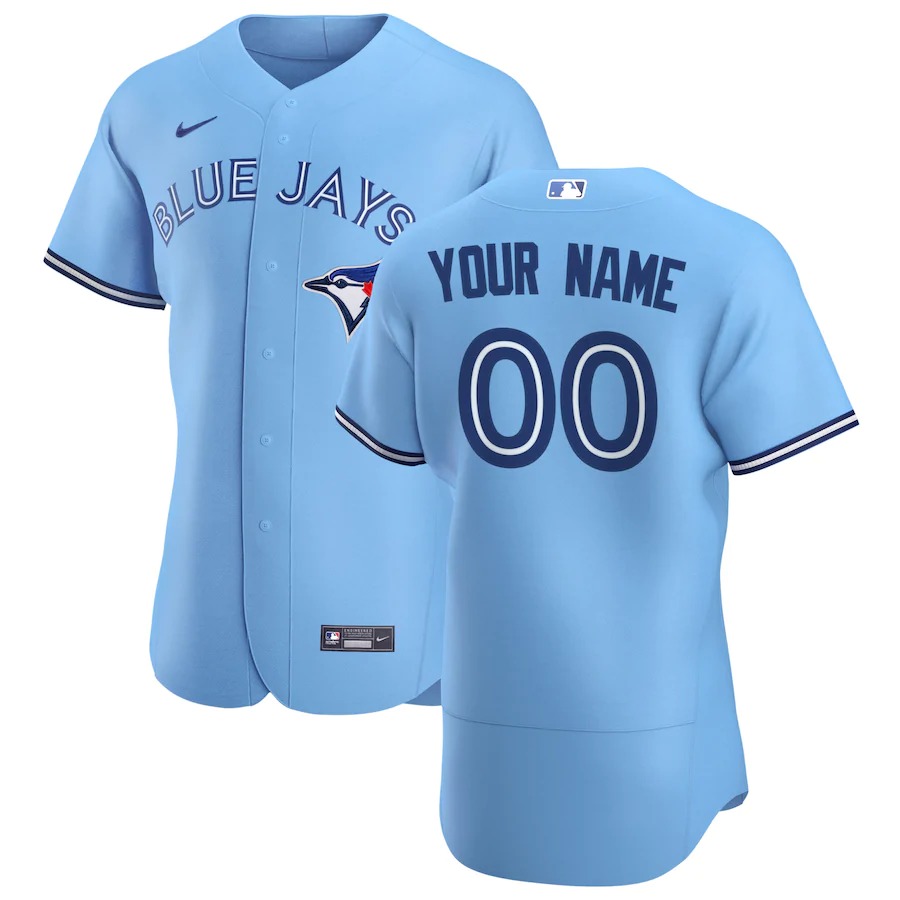 Toronto Blue Jays Custom Men's Nike Light Blue Alternate 2020 Authentic Player MLB Jersey Toronto Blue Jays Custom Men's Nike Light Blue Alternate 2020 Authentic Player MLB Jersey