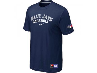 Toronto Blue Jays D.Blue NEW Short Sleeve Practice T-Shirt Toronto Blue Jays D.Blue NEW Short Sleeve Practice T-Shirt