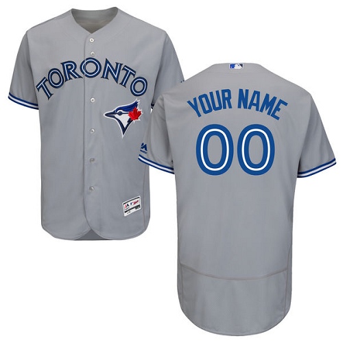 Toronto Blue Jays Gray Men's Flexbase Customized Jersey Toronto Blue Jays Gray Men's Flexbase Customized Jersey