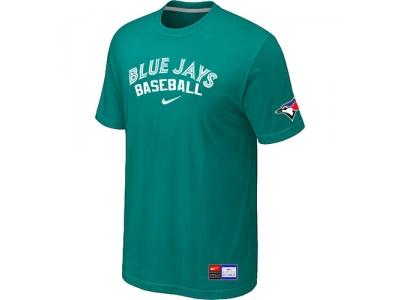 Toronto Blue Jays Green NEW Short Sleeve Practice T-Shirt Toronto Blue Jays Green NEW Short Sleeve Practice T-Shirt