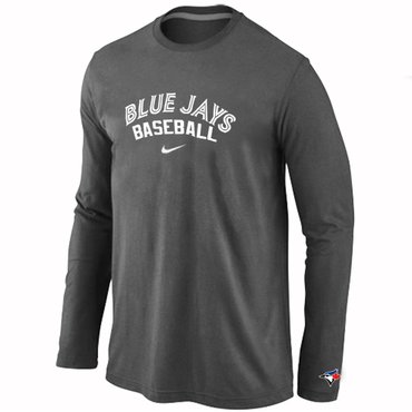 Toronto Blue Jays Long Sleeve T-Shirt D.Grey Toronto Blue Jays Long Sleeve T-Shirt D.Grey