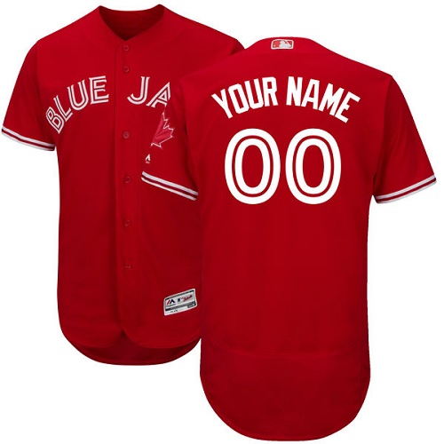 Toronto Blue Jays Red Men's Flexbase Customized Jersey Toronto Blue Jays Red Men's Flexbase Customized Jersey