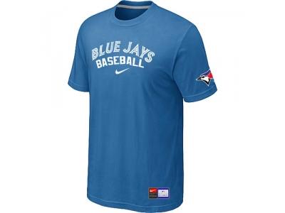 Toronto Blue Jays light Blue NEW Short Sleeve Practice T-Shirt Toronto Blue Jays light Blue NEW Short Sleeve Practice T-Shirt