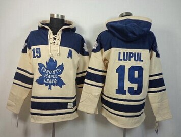 Toronto Maple Leafs #19 Joffrey Lupul Cream Sawyer Hooded Sweatshirt Stitched NHL Jersey Toronto Maple Leafs #19 Joffrey Lupul Cream Sawyer Hooded Sweatshirt Stitched NHL Jersey