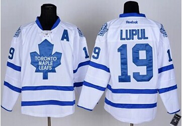 Toronto Maple Leafs #19 Joffrey Lupul White Stitched NHL Jersey