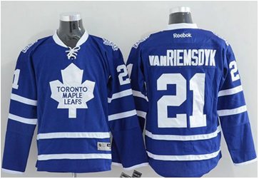 Toronto Maple Leafs #21 James Van Riemsdyk Blue Stitched NHL Jersey