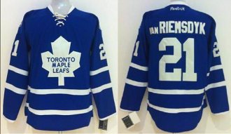 Toronto Maple Leafs #21 James Van Riemsdyk Blue Stitched NHL Jersey
