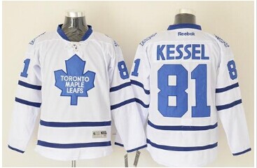 Toronto Maple Leafs #81 Phil Kessel White Road Stitched NHL Jersey