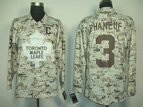 Toronto Maple Leafs 3 Dion Phaneuf Camouflage Jersey