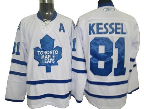 Toronto Maple Leafs 81 Phil Kessel White Jersey With A Patch