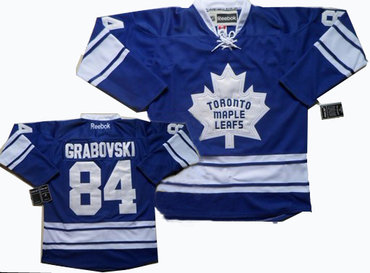 Toronto Maple Leafs 84 grabovski blue jerseys