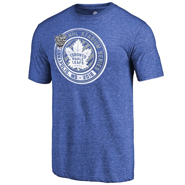 Toronto Maple Leafs Fanatics Branded Blue 2018 NHL Stadium Series T-Shirt Toronto Maple Leafs Fanatics Branded Blue 2018 NHL Stadium Series T-Shirt