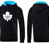 Toronto Maple Leafs Pullover Hoodie Black & Blue Toronto Maple Leafs Pullover Hoodie Black & Blue