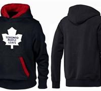 Toronto Maple Leafs Pullover Hoodie Black & Red Toronto Maple Leafs Pullover Hoodie Black & Red