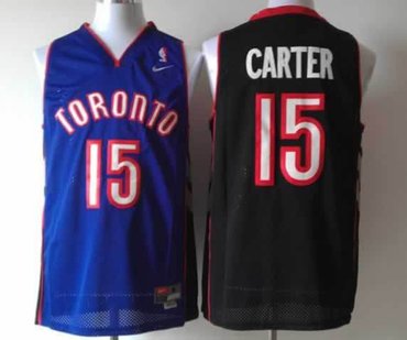 Toronto Raptors 15 Vince Carter Blue-Black Revolution 30 NBA Jerseys